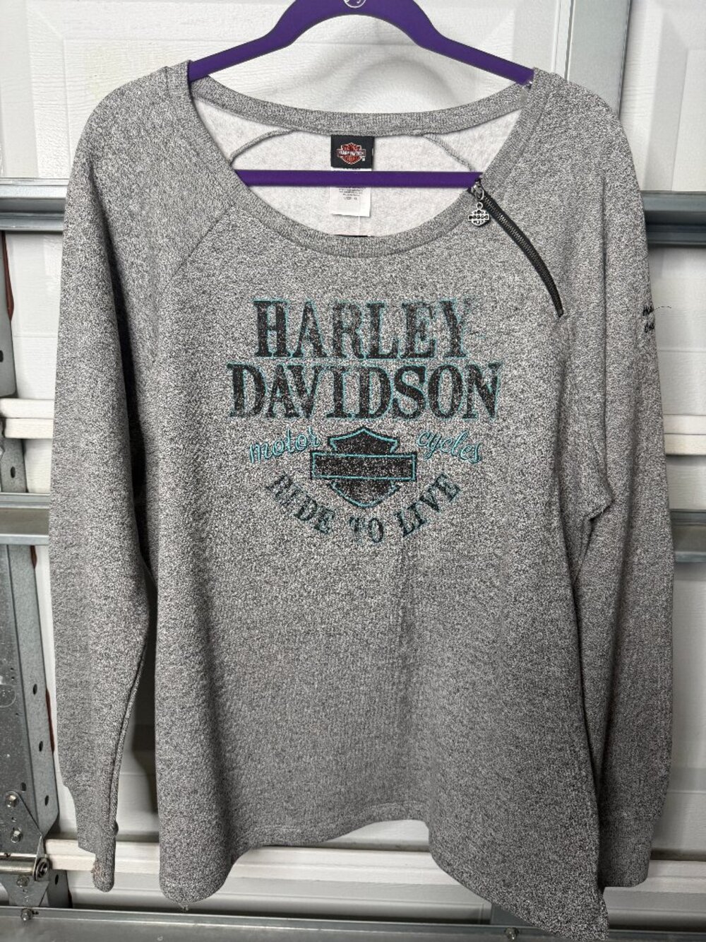 Harley Davidson Grey Heather Sweatshirt